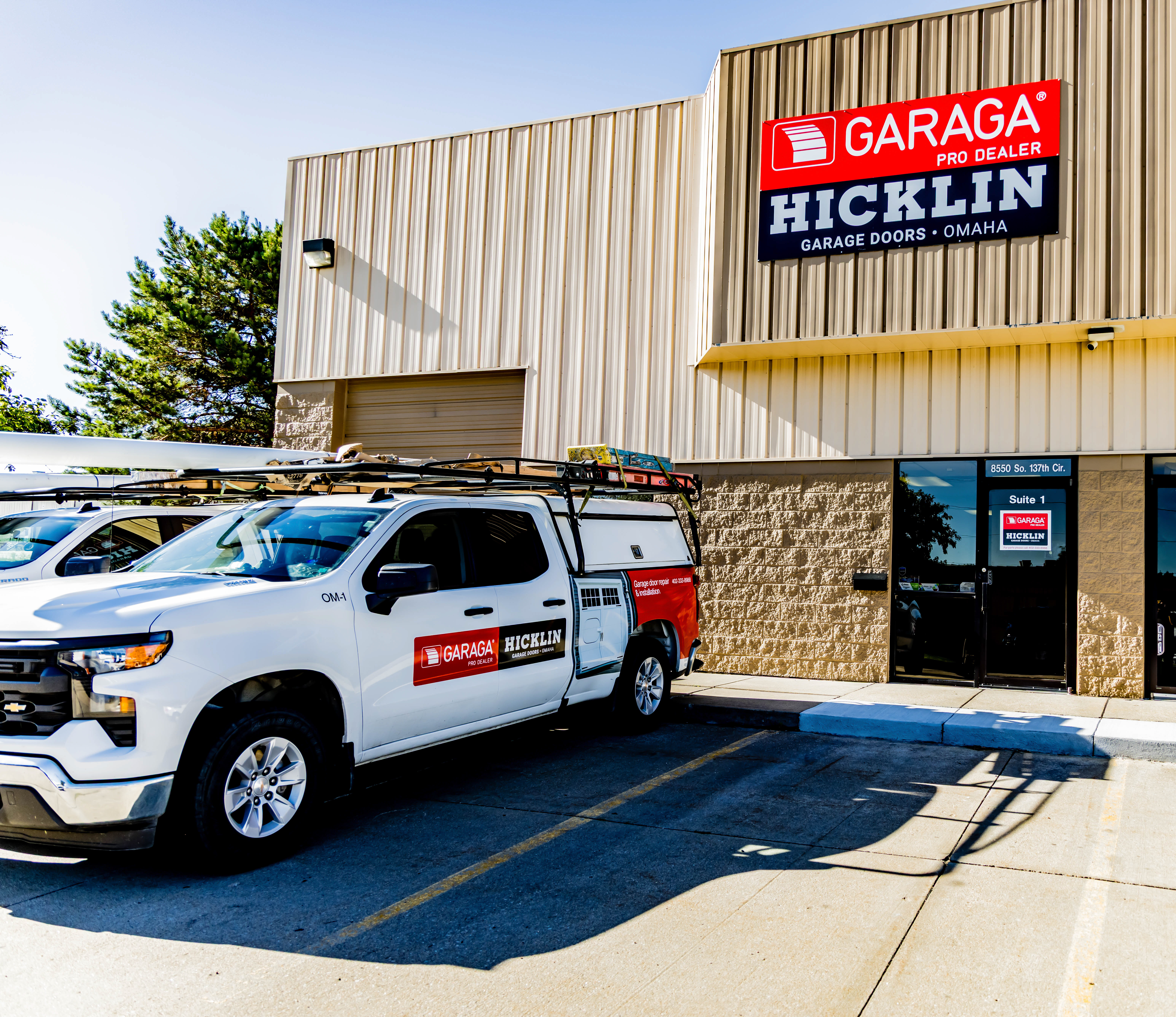 Truck and signage with new branding